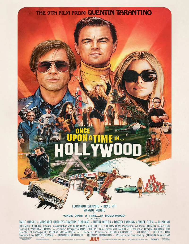 Once Upon a Time… in Hollywood Look, the afterglow of this sunset avenue is so beautiful